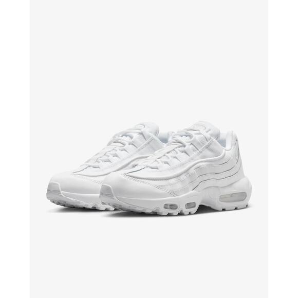 Nike Air Max 95 Essential Triple White Grey Mens Running CT1268 100 - SIZE 7.5 main image 7